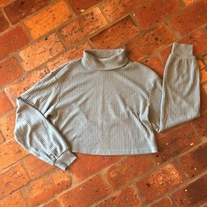 Shein cropped turtle neck
